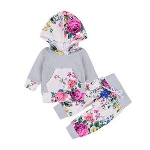 Baby Girl Floral Sweatsuit